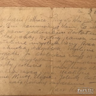List Romana Łuszczewskiego z Fortu z dn. 09.06.1944 r.